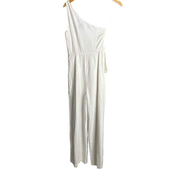 C/MEO Collective Show Them the Shoulder Jumpsuit Ivory Size S - Picture 6 of 7